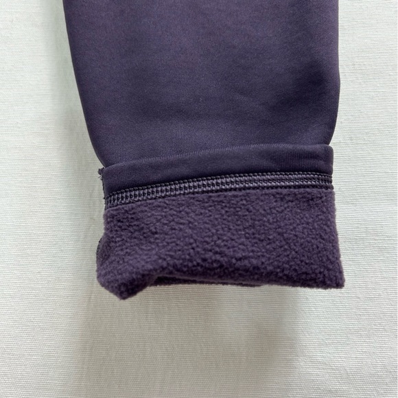 Athleta Womens Plum Purple Primaloft Alpine Valley Leggings size XS Fleece Lined - Picture 13 of 15